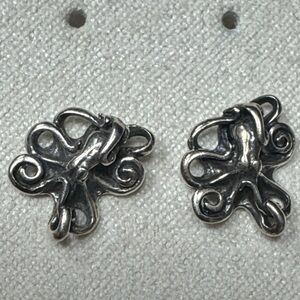 SterlingSilver Octopus Earrings